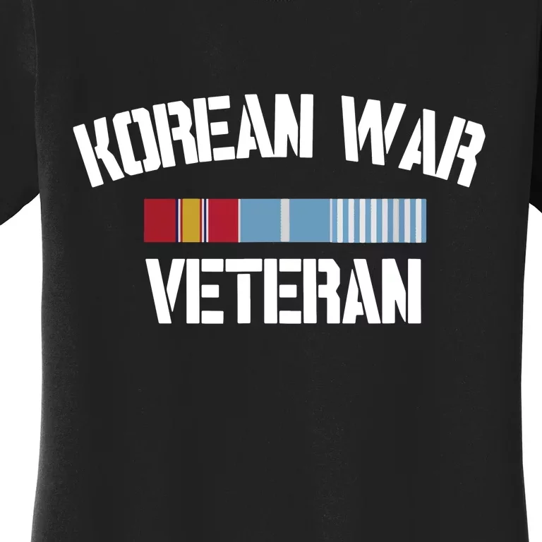 Korean War Veteran Ribbon Pride Women's T-Shirt