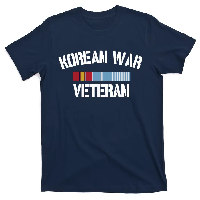 Korean War Veteran Pride Korea Service Ribbon T-Shirt