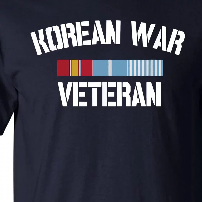 Korean War Veteran Pride Korea Service Ribbon Tall T-Shirt