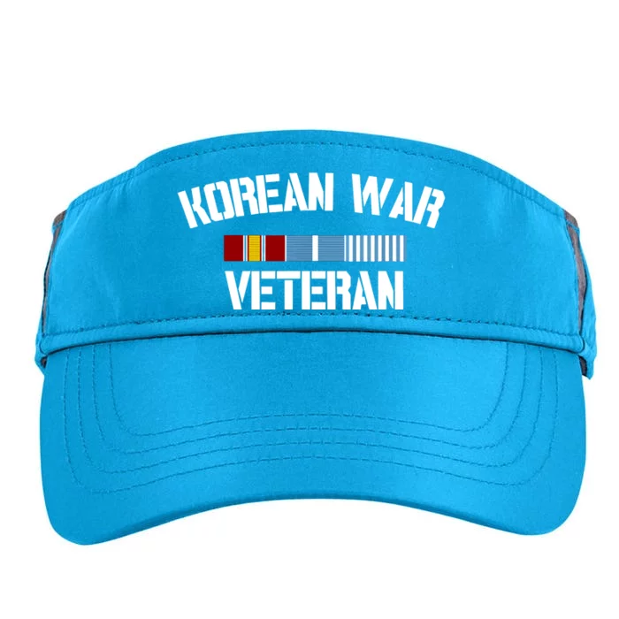 Korean War Veteran Pride Korea Service Ribbon Adult Drive Performance Visor