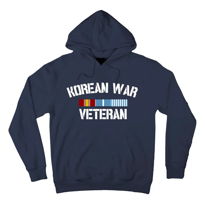 Korean War Veteran Pride Korea Service Ribbon Hoodie