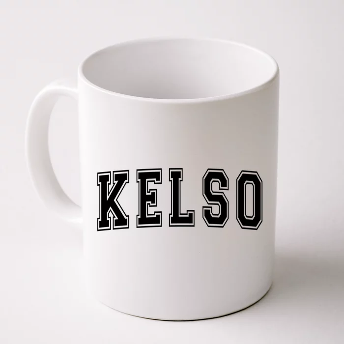 Kelso Wa Washington Usa Vintage Sports Varsity Style Great Gift Front & Back Coffee Mug