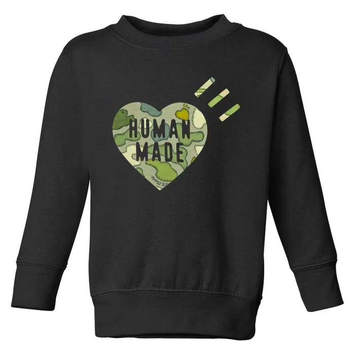 Kaws X Human Made Camo Toddler Sweatshirt