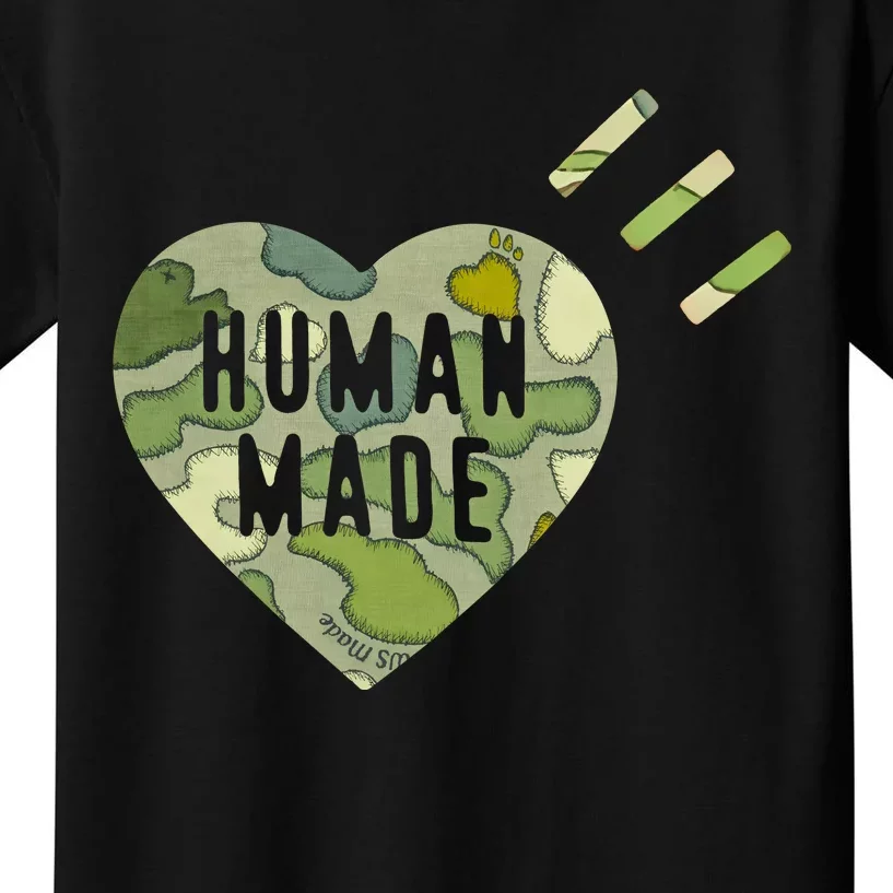 Kaws X Human Made Camo Kids T-Shirt