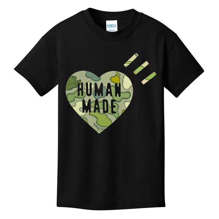 Kaws X Human Made Camo Kids T-Shirt