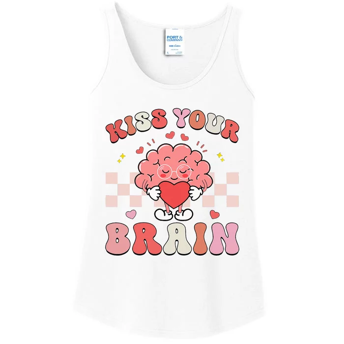 Kiss Your Brain Sped Teacher Appreciation Ladies Essential Tank