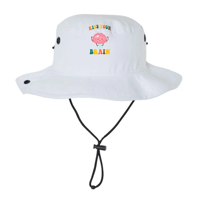 Kiss Your Brain Cute Funny Legacy Cool Fit Booney Bucket Hat