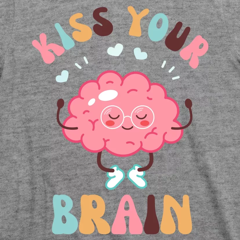 Kiss Your Brain Mental Health Brain T-Shirt