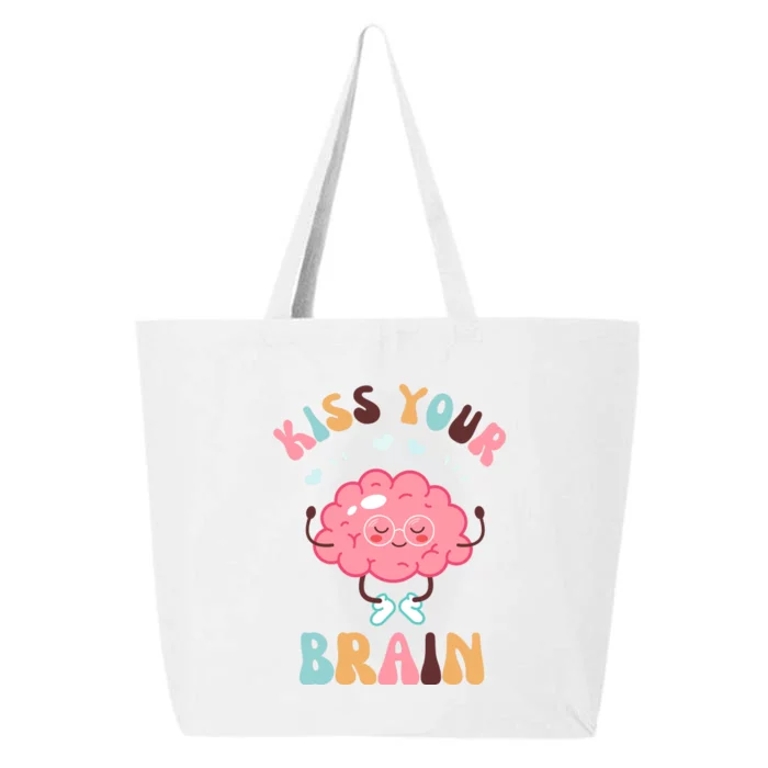 Kiss Your Brain Mental Health Brain 25L Jumbo Tote