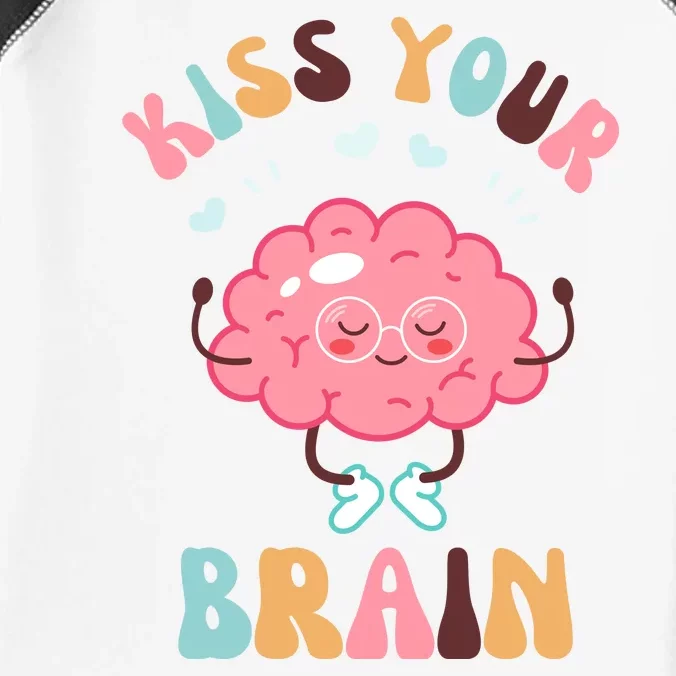 Kiss Your Brain Mental Health Brain Infant Baby Jersey Bodysuit