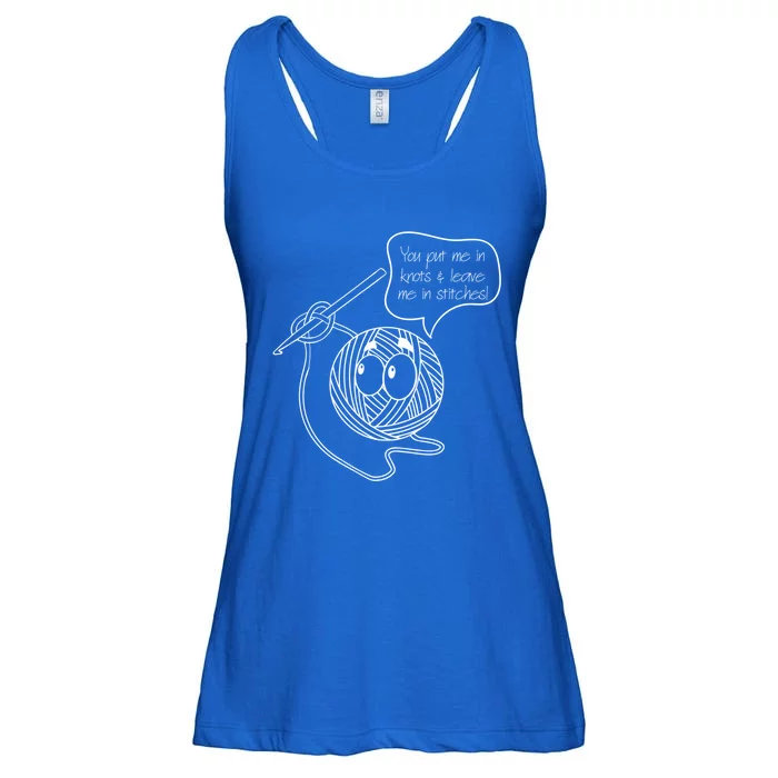 Knitting Yarn Collector Crochet Crocheting Lover Meaningful Gift Ladies Essential Flowy Tank