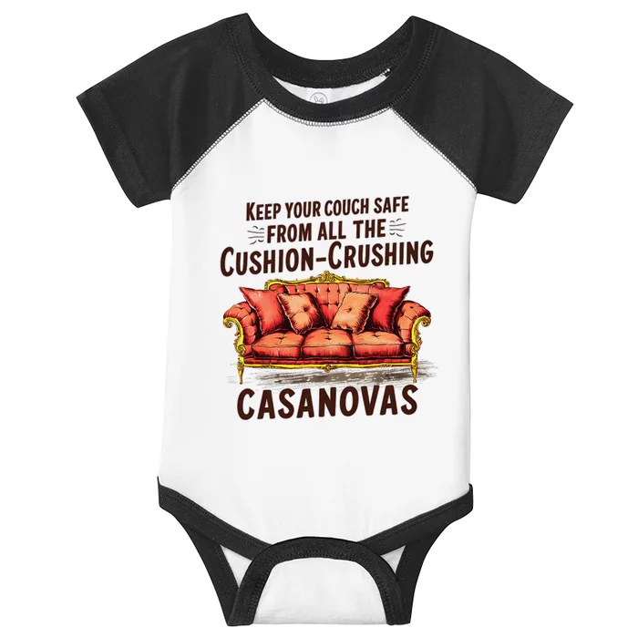 Keep Your Couch Safe From All The Cushion Crushing Casanovas Infant Baby Jersey Bodysuit