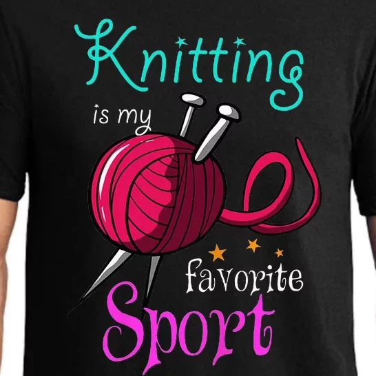 Knitting Yarn Craft Hand Knit Handcraft Knitters Knitting Pajama Set