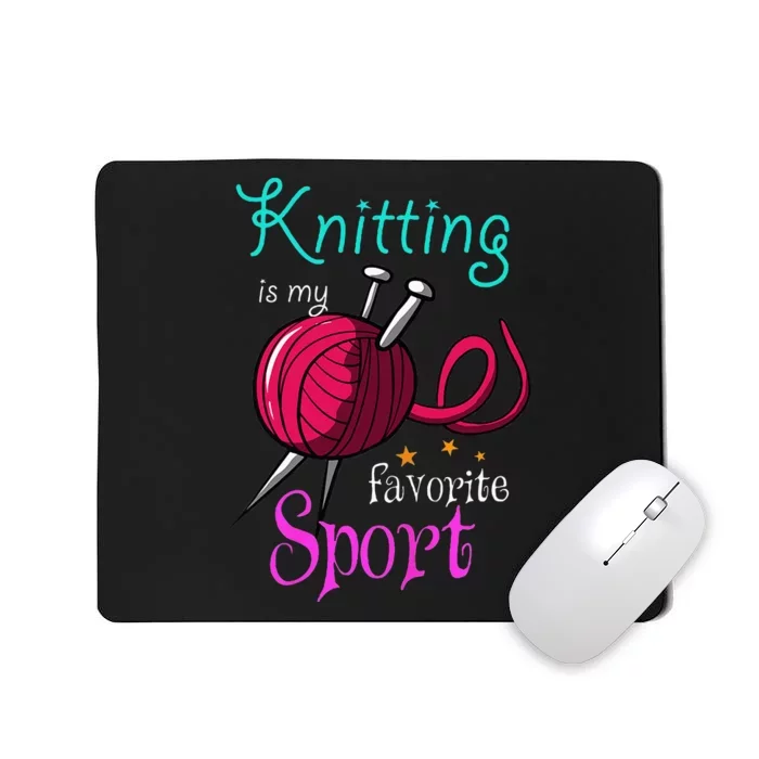 Knitting Yarn Craft Hand Knit Handcraft Knitters Knitting Mousepad