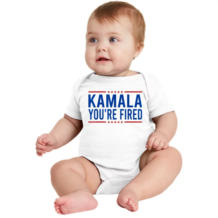 Kamala YouRe Fired 2024 Funny Donald Trump Saying Baby Bodysuit