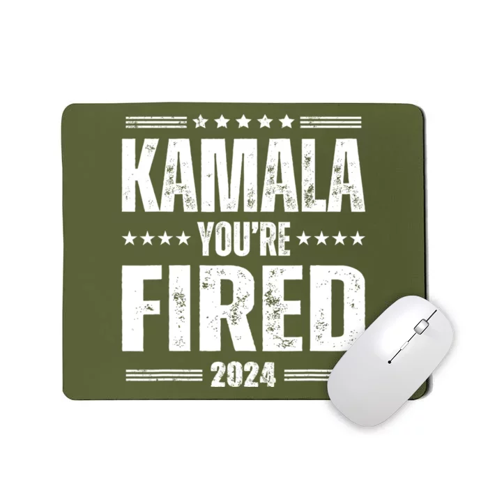 Kamala Youre Fired Funny Anti Kamala Harris Election 2024 Mousepad