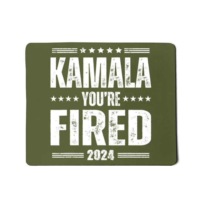 Kamala Youre Fired Funny Anti Kamala Harris Election 2024 Mousepad