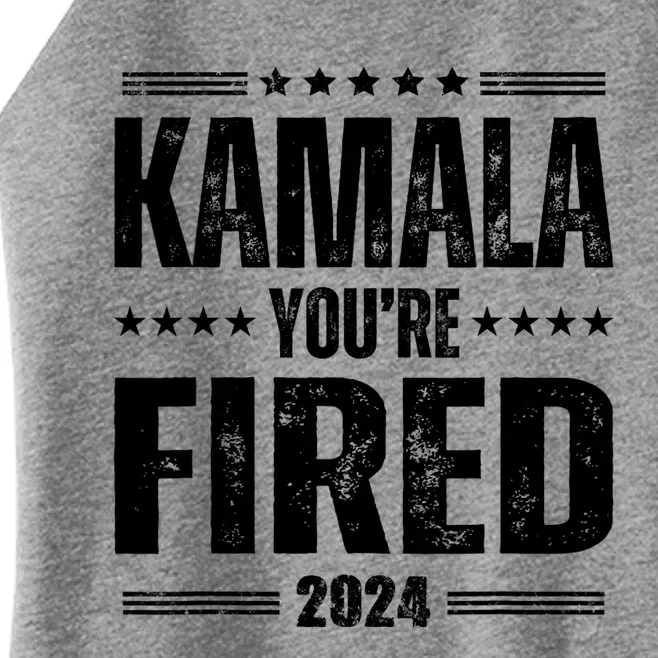 Kamala Youre Fired Funny Anti Kamala Harris Election 2024 Women’s Perfect Tri Rocker Tank