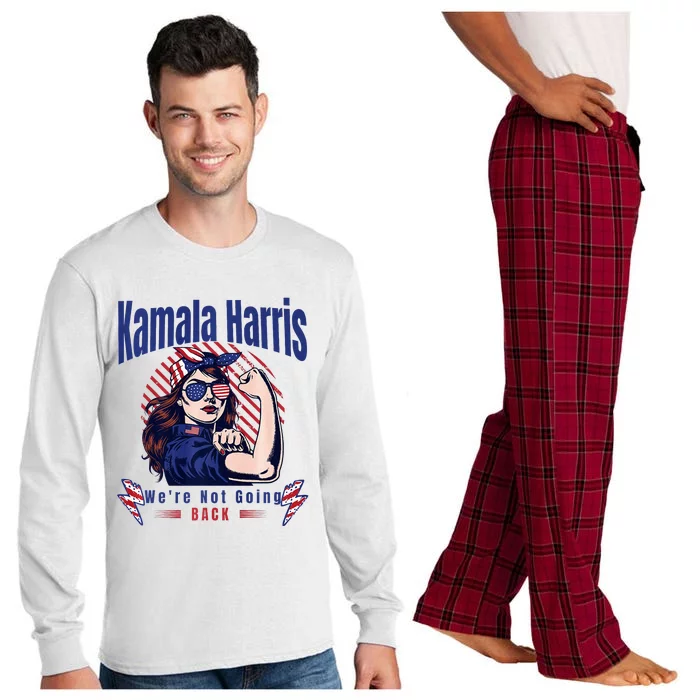 Kamala YouRe Fired Funny Anti Kamala Harris Election 2024 Premium Long Sleeve Pajama Set