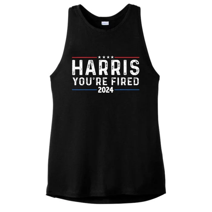 Kamala YouRe Fired Trump On Harris 2024 Ladies Tri-Blend Wicking Tank