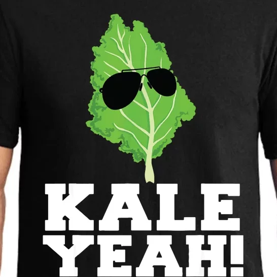 Kale Yeah Funny Vegan Pun Kale Yeah Pajama Set