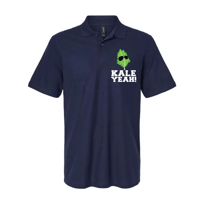 Kale Yeah Funny Vegan Pun Kale Yeah Softstyle Adult Sport Polo