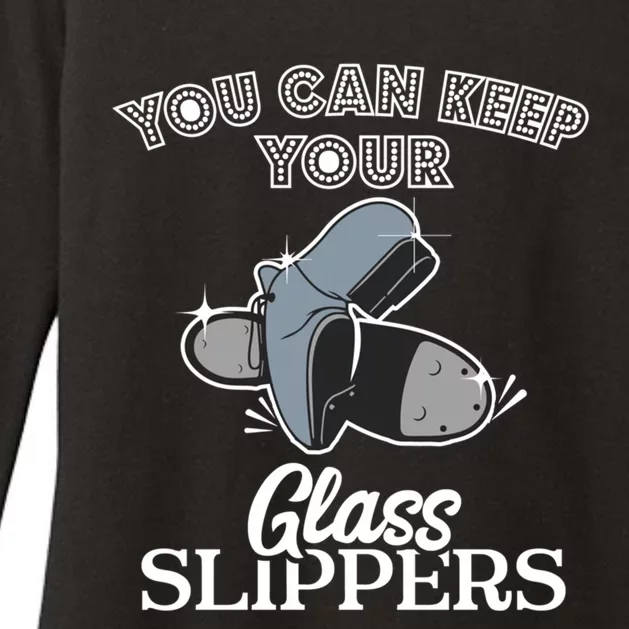 Keep Your Glass Slippers Tap Dance Dancer Dancing Class Gift Funny Gift Womens CVC Long Sleeve Shirt