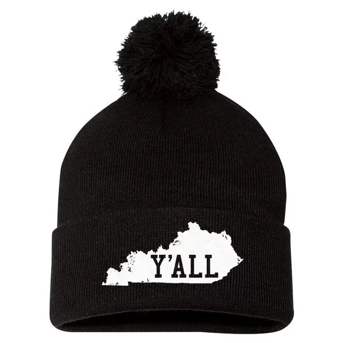 Kentucky YAll Pom Pom 12in Knit Beanie