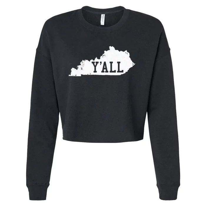 Kentucky YAll Cropped Pullover Crew