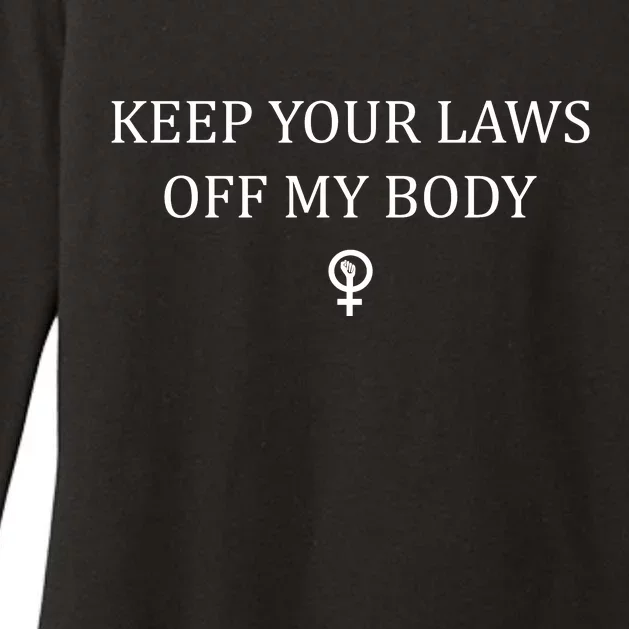 Keep Your Laws Off My Body Women's Rights Feminist Pro Roe Choice 1973 Womens CVC Long Sleeve Shirt