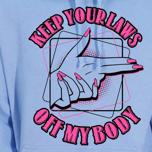 Keep Your Laws Off My Body Pro Roe Unisex Surf Hoodie