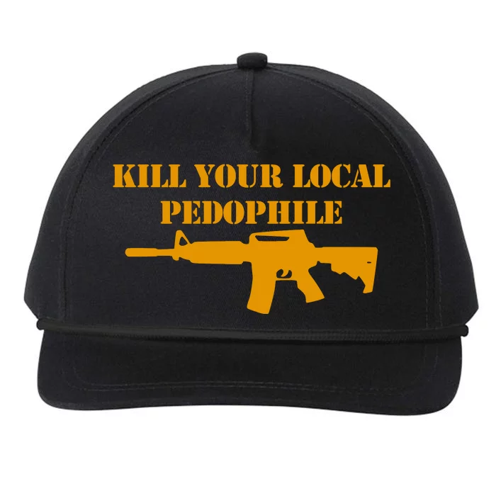 Kill Your Local Pedophile Snapback Five-Panel Rope Hat