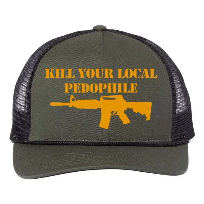 Kill Your Local Pedophile Retro Rope Trucker Hat Cap