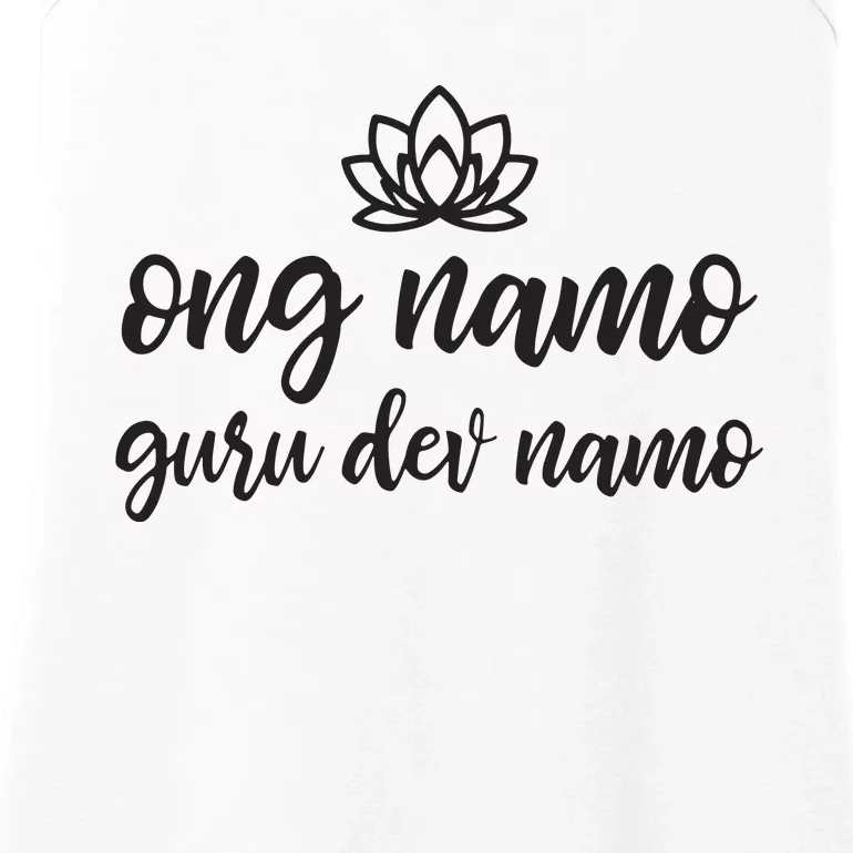 Kundalini Yoga Ong Namo Guru Dev Namo Ladies Essential Tank