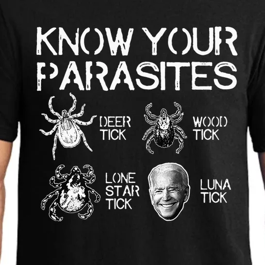 Know Your Parasites Tick Biden (on back) Classic Pajama Set