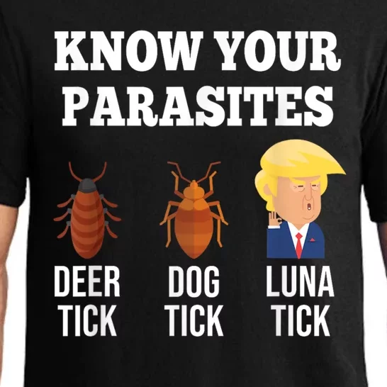 Know Your Parasites Antitrump Funny Luna Tick Resist Pajama Set