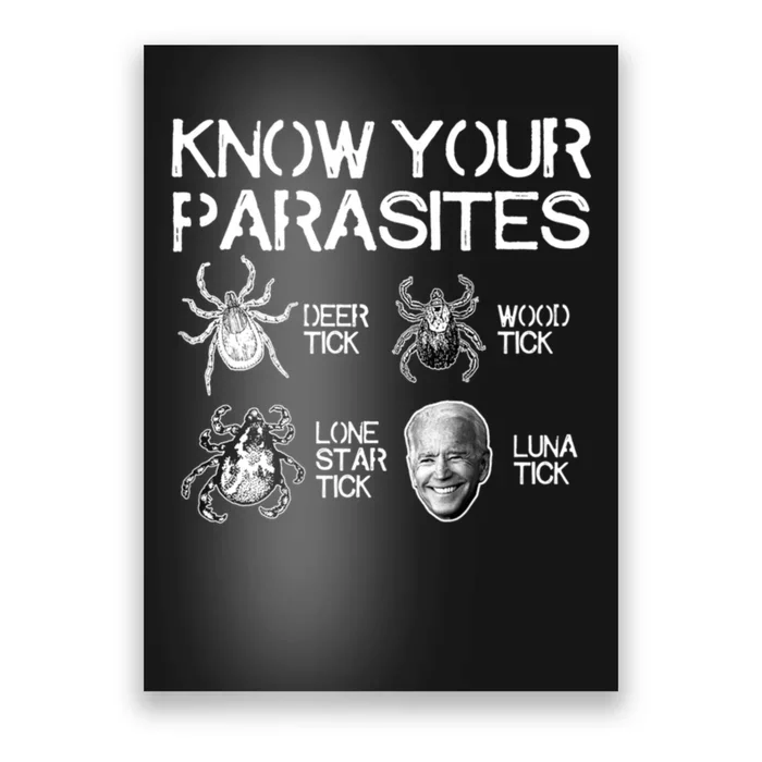 Know Your Parasites Tick Biden Poster