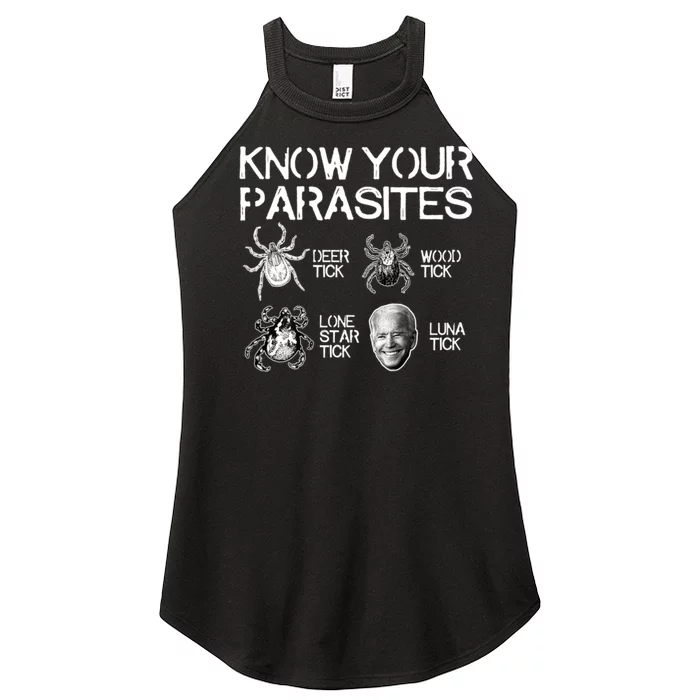 Know Your Parasites Tick Biden Women’s Perfect Tri Rocker Tank