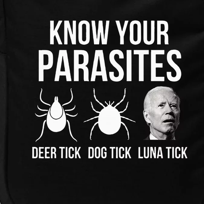 Know Your Parasites Anti Joe Biden Sucks Impact Tech Backpack