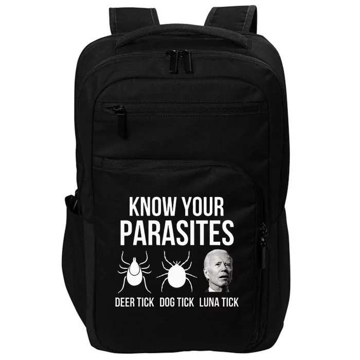 Know Your Parasites Anti Joe Biden Sucks Impact Tech Backpack