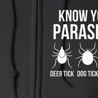 Know Your Parasites Anti Joe Biden Sucks Full Zip Hoodie