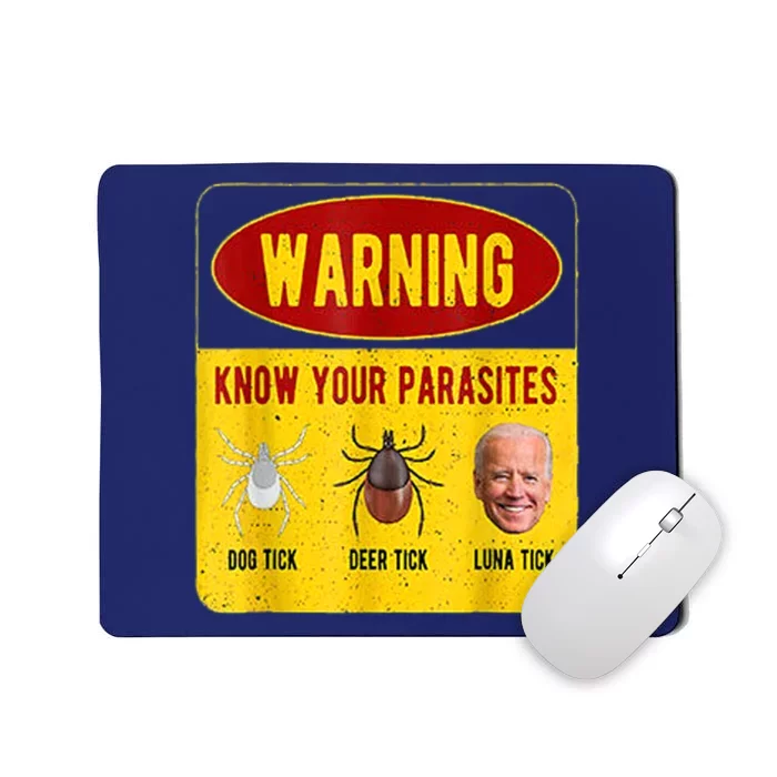 Know Your Parasites Joe Biden Mousepad