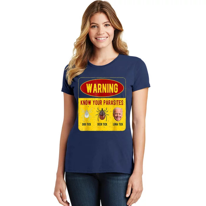 Know Your Parasites Joe Biden Women's T-Shirt