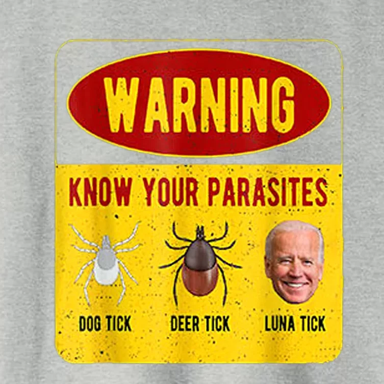 Know Your Parasites Joe Biden Women's Crop Top Tee