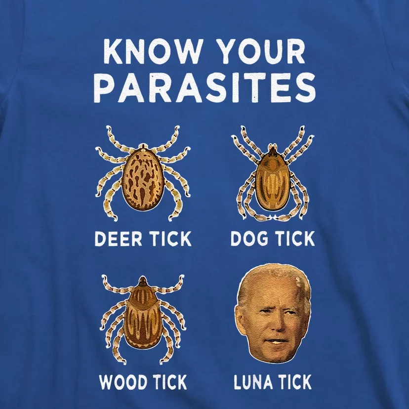 Know Your Parasites Funny Anti Joe Biden T-Shirt