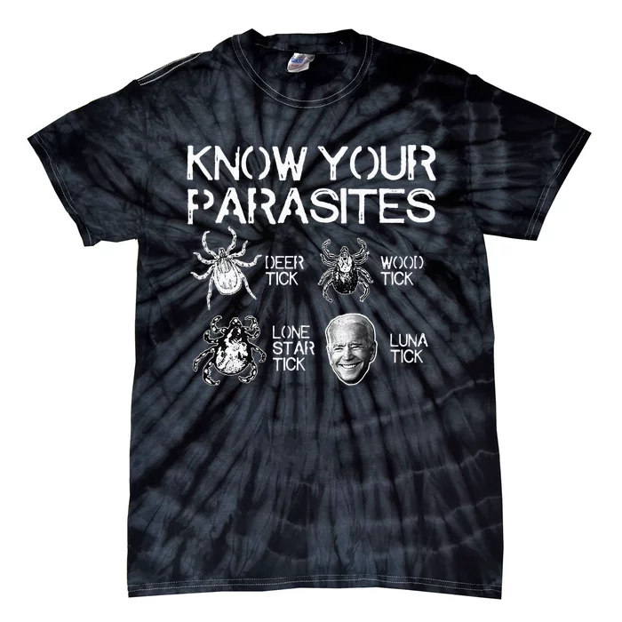 Know Your Parasites Tick Biden Classic Tie-Dye T-Shirt