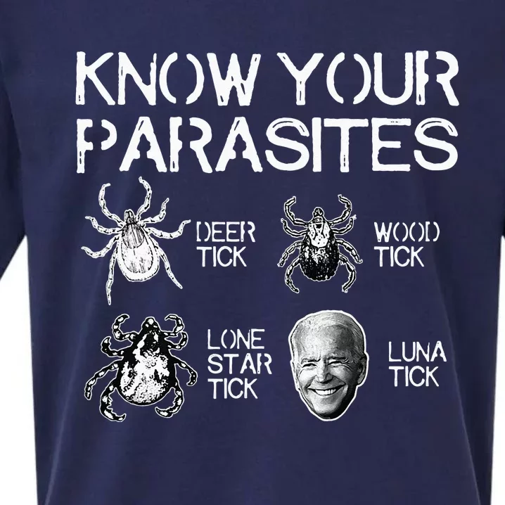 Know Your Parasites Tick Biden Classic Sueded Cloud Jersey T-Shirt