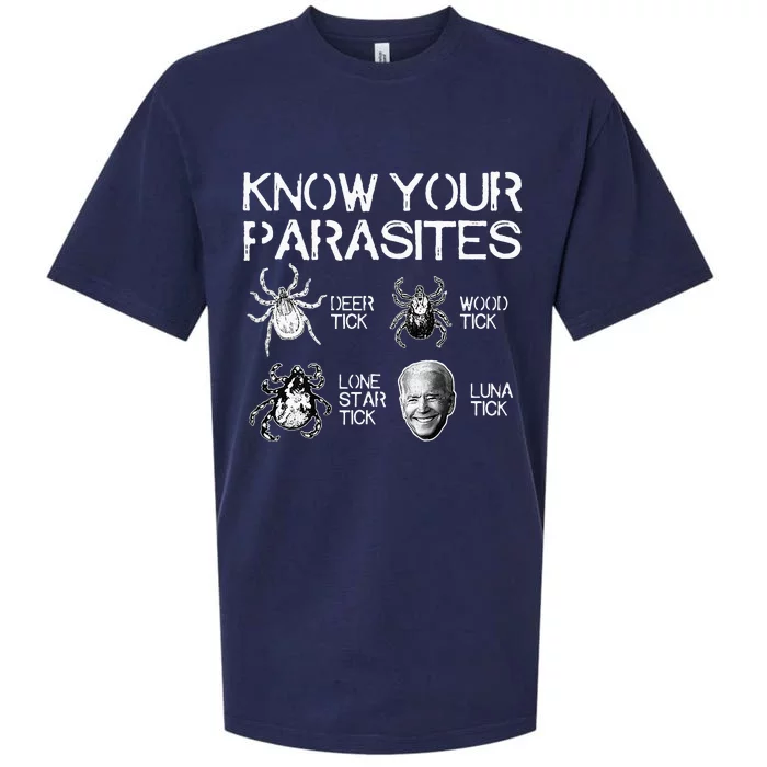 Know Your Parasites Tick Biden Classic Sueded Cloud Jersey T-Shirt