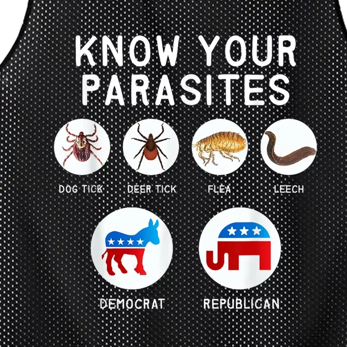 Know Your Parasites Mesh Reversible Basketball Jersey Tank