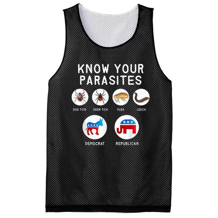 Know Your Parasites Mesh Reversible Basketball Jersey Tank